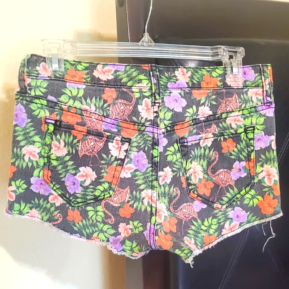🦩☠️ Flamingo Skeleton Shorts ☠️🦩
